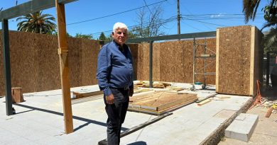 ALCALDE SUPERVISA AVANCE DE OBRAS EN SEDE SOCIAL DE VILLA LAS FLORES