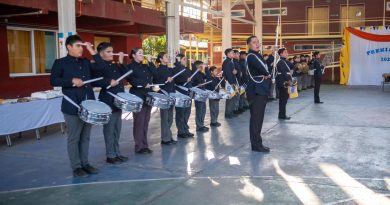 ALUMNOS DE LA BANDA DE GUERRA DEL CFA PERFECTO DE LA FUENTE TUVIERON SU CEREMONIA DE EGRESO