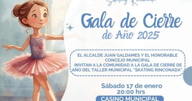 TALLER DE PATINAJE “SKATING RINCONADA” CERRARÁ EL AÑO 2025 CON GALA ABIERTA A LA COMUNIDAD