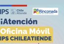 OFICINA MÓVIL DE IPS CHILEATIENDE VISITARÁ ESTE MIÉRCOLES 4 DE FEBRERO RINCONADA
