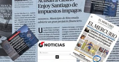 DENUNCIA DEL MUNICIPIO DE RINCONADA POR DEUDA DE ENJOY GENERA AMPLIA COBERTURA EN LA PRENSA