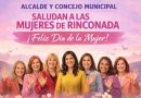 ALCALDE Y CONCEJO MUNICIPAL SALUDAN A LAS MUJERES EN SU DÍA