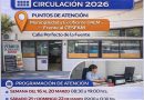 EN DOS PUNTOS DE ATENCIÓN SE ESTÁ REALIZANDO EN RINCONADA EL PAGO DEL PERMISO DE CIRCULACIÓN 2026