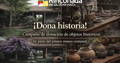 MUNICIPIO DE RINCONADA LANZA CAMPAÑA DE DONACIÓN DE OBJETOS HISTÓRICOS PARA SU PRIMER MUSEO COMUNAL