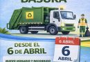 MUNICIPIO MODIFICA FRECUENCIA DE RECOLECCIÓN DE RESIDUOS DOMICILIARIOS