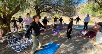 GRAN JORNADA DE RELAJACIÓN Y ENERGÍA SE VIVIÓ EN PARQUE COMUNAL DE RINCONADA