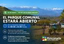 PARQUE COMUNAL ABRIRÁ SUS PUERTAS ESTE JUEVES 21 DE MAYO