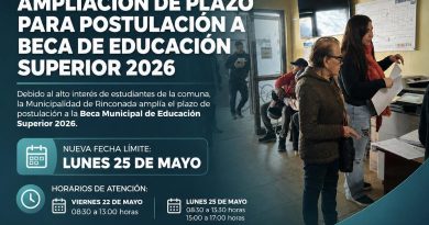 MUNICIPALIDAD AMPLÍA PLAZO DE POSTULACIÓN A BECA DE EDUCACIÓN SUPERIOR 2026