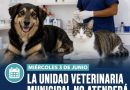UNIDAD VETERINARIA MUNICIPAL NO ATENDERÁ ESTE MIÉRCOLES 3 DE JUNIO