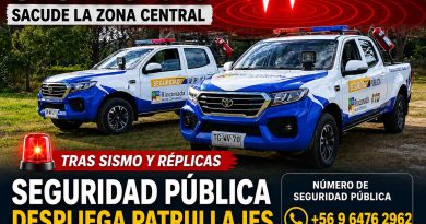 SEGURIDAD PÚBLICA MANTIENE PATRULLAJES PREVENTIVOS TRAS SISMO Y FUERTES RÉPLICAS