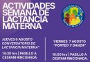 ACTIVIDADES ESPECIALES MARCARÁN EL CIERRE DE LA SEMANA MUNDIAL DE LA LACTANCIA MATERNA