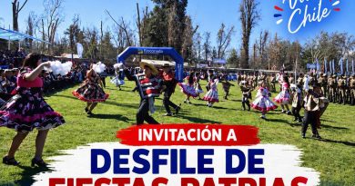 REITERAN INVITACIÓN A PARTICIPAR EN TRADICIONAL DESFILE DE FIESTAS PATRIAS EN RINCONADA