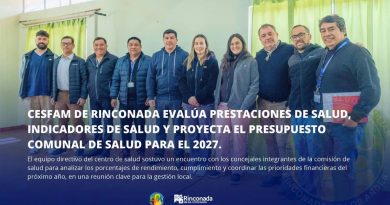 EQUIPO DIRECTIVO DEL CESFAM ABORDA CON COMISIÓN DE SALUD DEL CONCEJO MUNICIPAL PLANIFICACIÓN PARA 2027