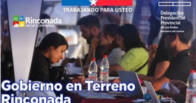 GOBIERNO EN TERRENO LLEGARÁ ESTE JUEVES A RINCONADA CON DIVERSOS SERVICIOS PÚBLICOS