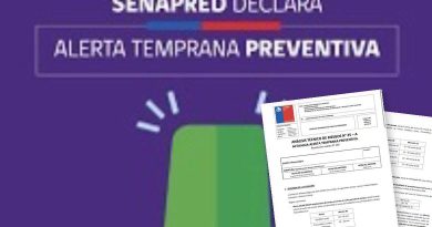 ALERTAN POR INTENSAS LLUVIAS Y TORMENTAS ELÉCTRICAS PARA EL VALLE DE ACONCAGUA
